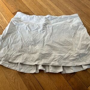 Women's White Skort
